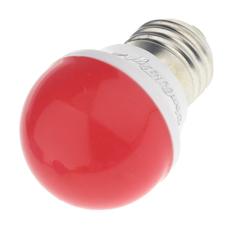 E27 3W 250LM 6-LED SMD 2835 Light Lamp Bulb - Red Light-2