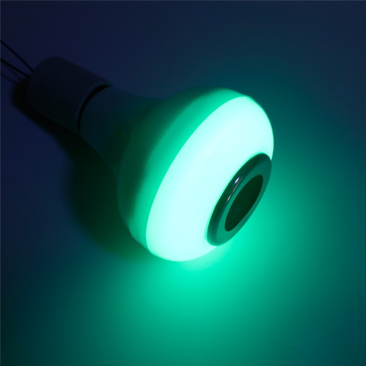 E27 5W Multi-color Dimmable LED Light Lamp with Wireless Bluetooth Stereo Speaker-11