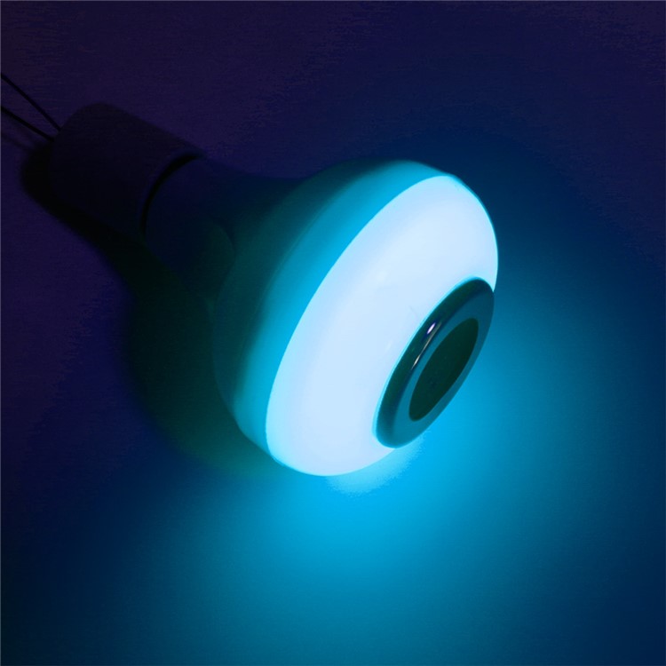 E27 5W Multi-color Dimmable LED Light Lamp with Wireless Bluetooth Stereo Speaker-13