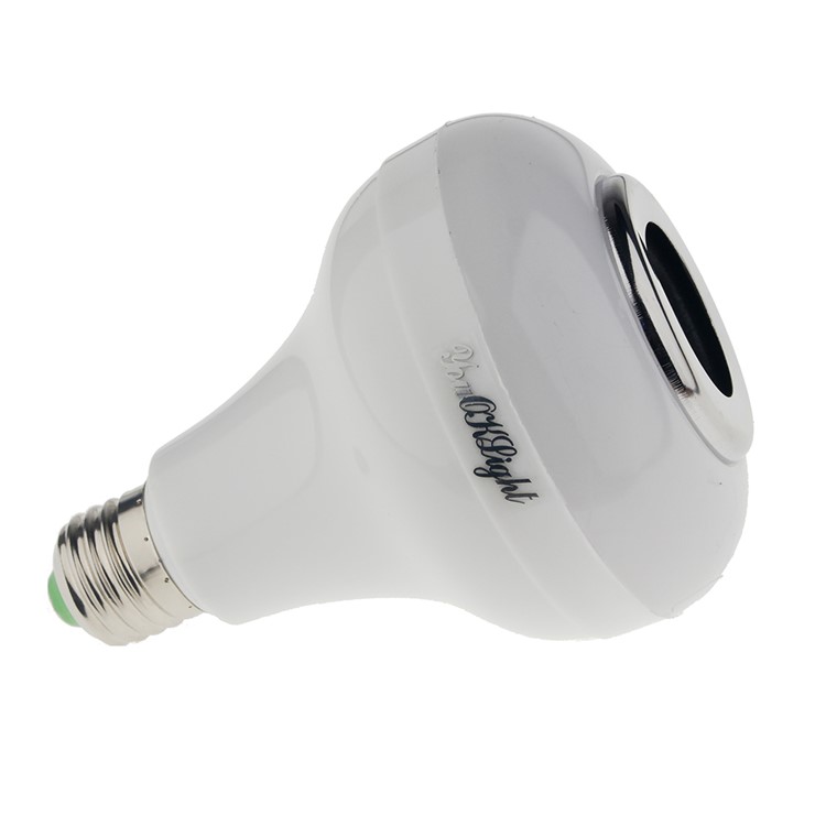 E27 5W Multi-color Dimmable LED Light Lamp with Wireless Bluetooth Stereo Speaker-3