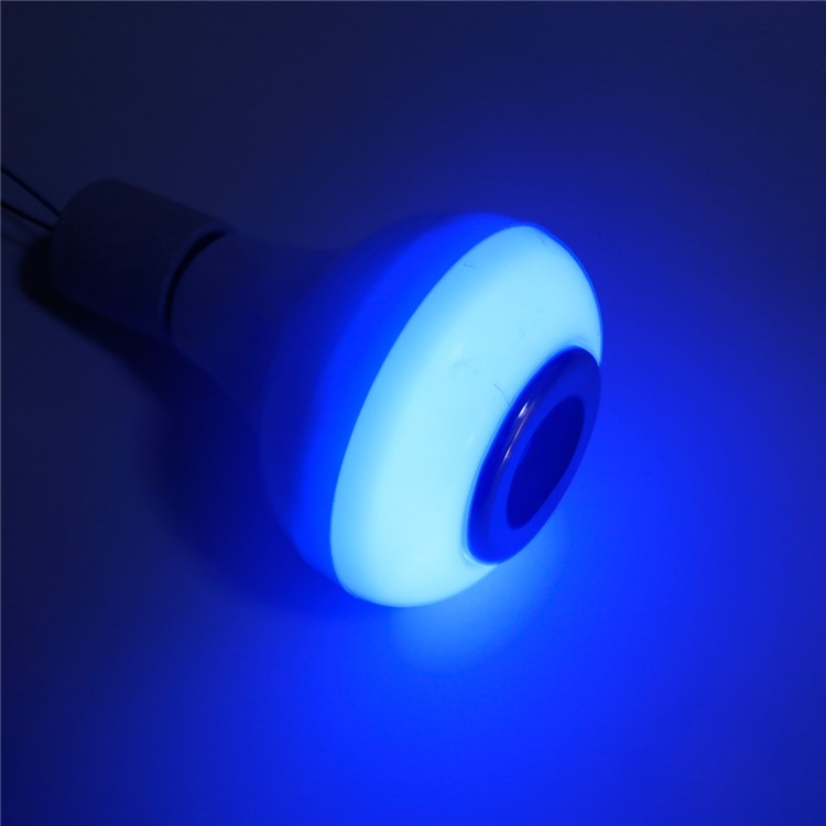 E27 5W Multi-color Dimmable LED Light Lamp with Wireless Bluetooth Stereo Speaker-9