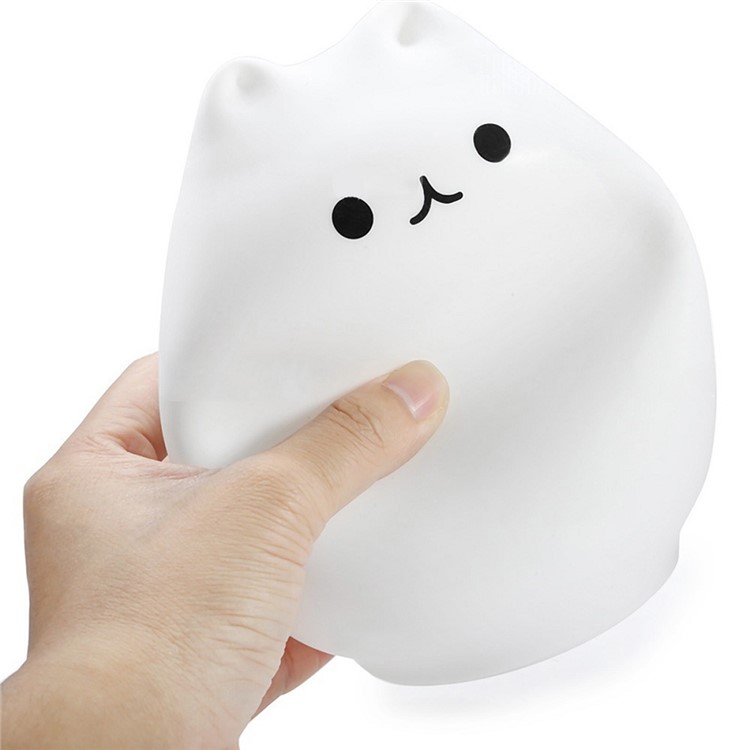 Cute Kitty Remote Control Color Changing LED Night Light Decor Lamp-4