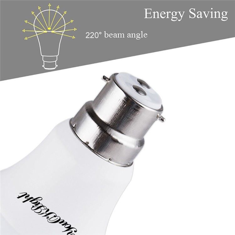 3PCS B22 A70 12W LED Light Bulbs 850 Lumens 3000K Color Temperature - Warm White-5