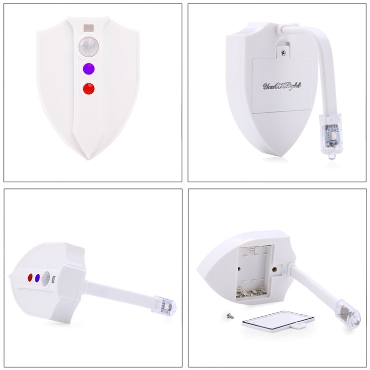 YK2248 8-Color Motion Activated Sensor Toilet Lamp UV Toilet Light-2