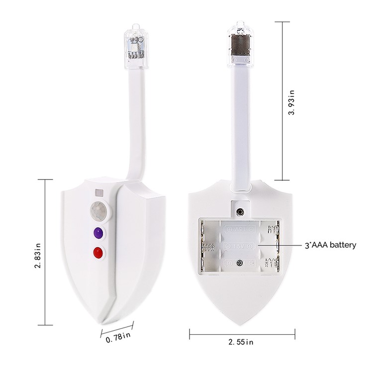 YK2248 8-Color Motion Activated Sensor Toilet Lamp UV Toilet Light-5