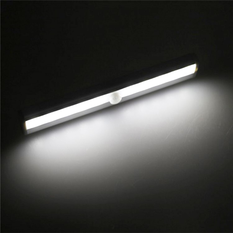 YK2247 PIR Motion Sensing 10-LED Night Light USB Rechargeable - Warm White-13