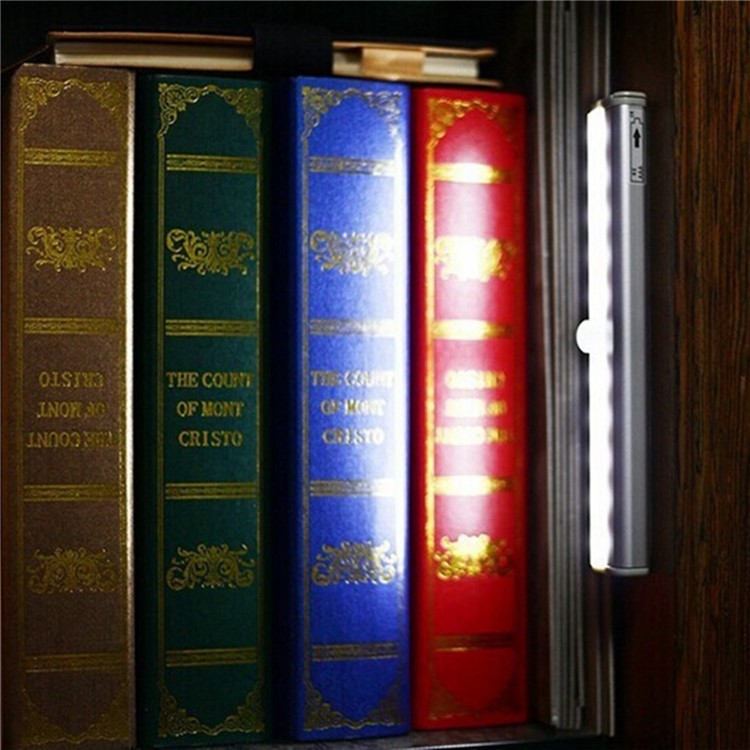 YK2247 PIR Motion Sensing 10-LED Night Light USB Rechargeable - Warm White-19