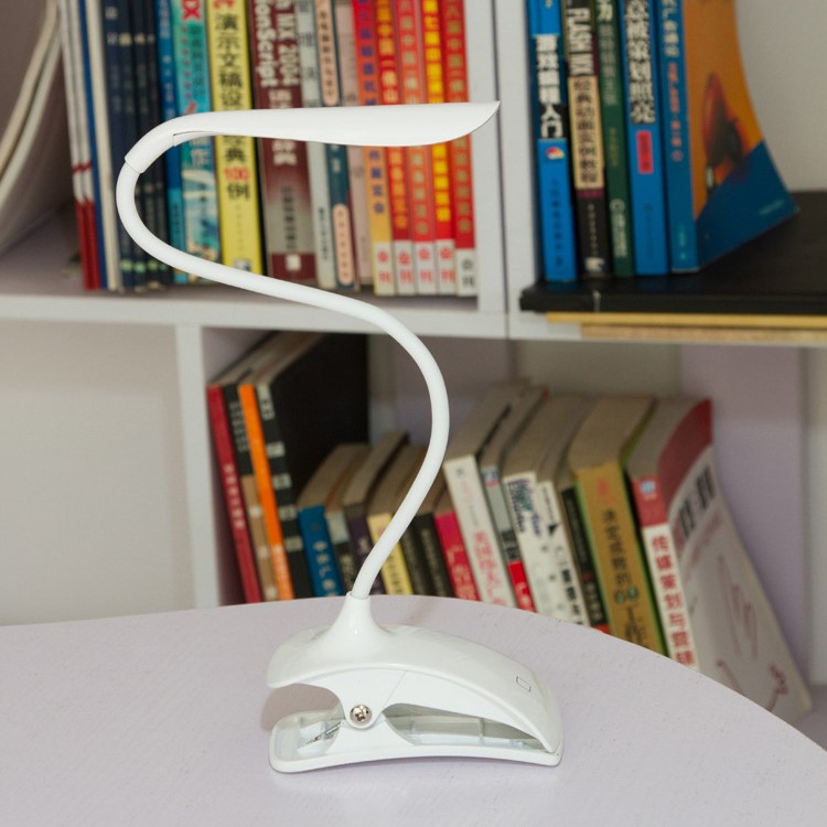 Clip On USB Rechargeable Eye Protection Flexible Touch LED Desk Lamp-1