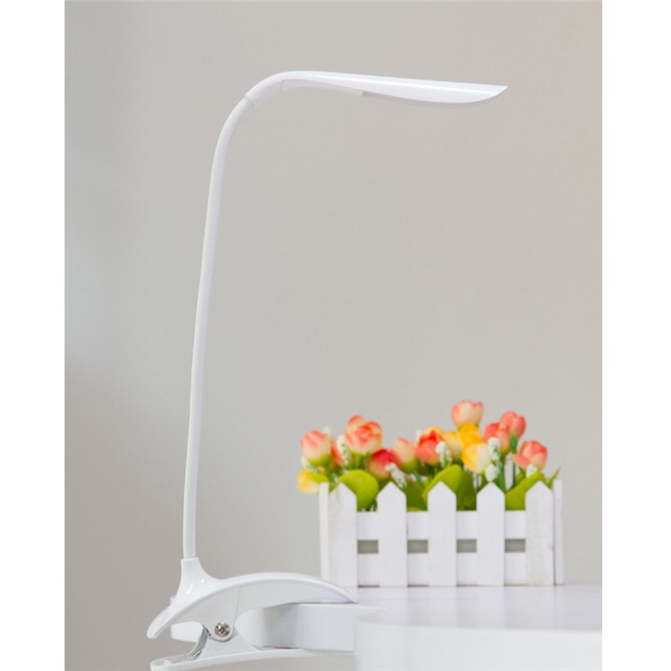 Clip On USB Rechargeable Eye Protection Flexible Touch LED Desk Lamp-3