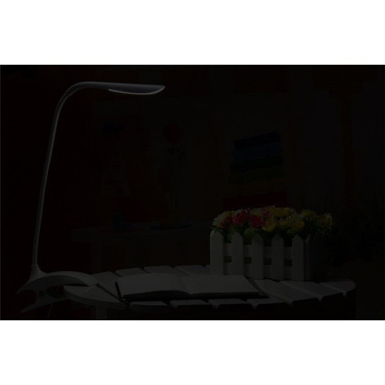 Clip On USB Rechargeable Eye Protection Flexible Touch LED Desk Lamp-5