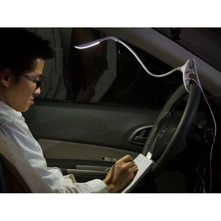Clip On USB Rechargeable Eye Protection Flexible Touch LED Desk Lamp-6