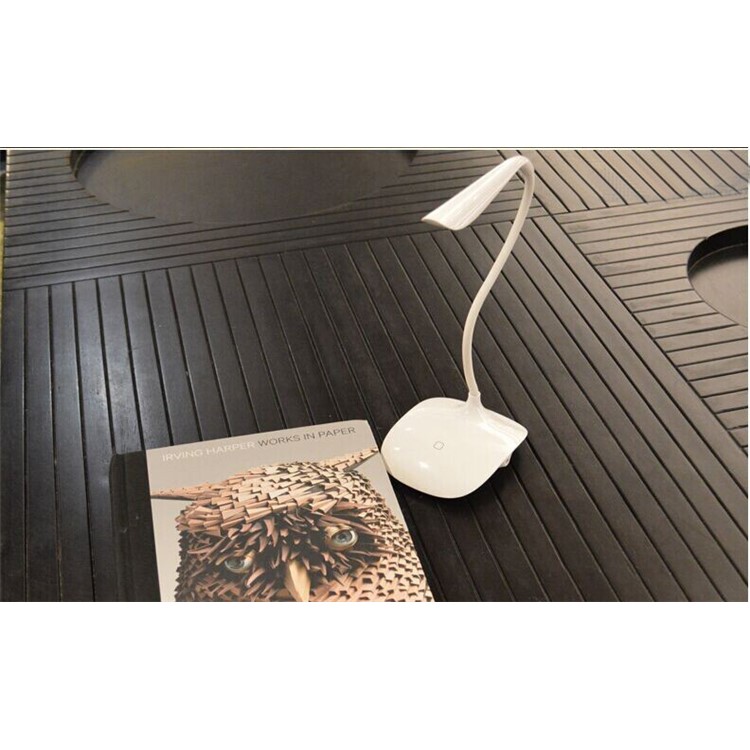 Clip On USB Rechargeable Eye Protection Flexible Touch LED Desk Lamp-7