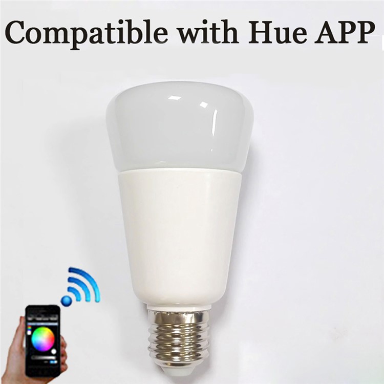 ZIGBEE E27 9W Home Dimmable Light Smart Bulb Support Smartphone APP Remote Control-2