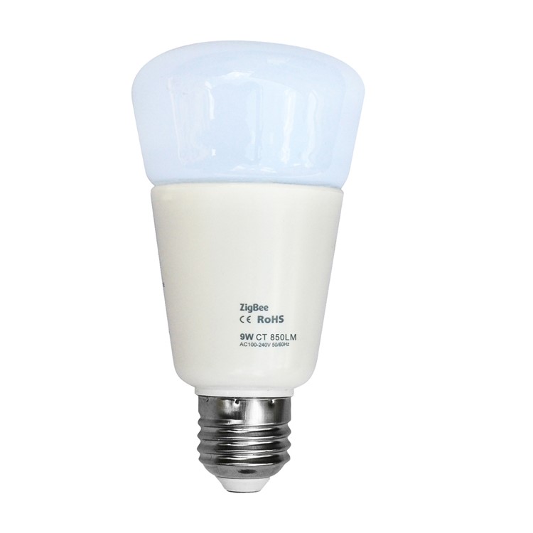 ZIGBEE E27 9W Home Dimmable Light Smart Bulb Support Smartphone APP Remote Control-4