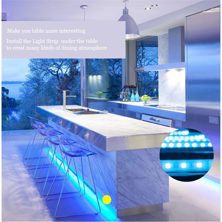 ZIGBEE 5m RGB 5050 SMD LED Light Strip Smart App Control LED Light Strip - EU Plug-12