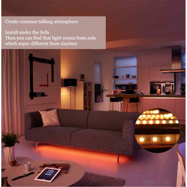ZIGBEE 5m RGB 5050 SMD LED Light Strip Smart App Control LED Light Strip - EU Plug-13
