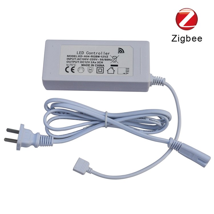 Zigbee 5M RGBW 5050 SMD LED Light Strip Mobile APP Control Smart Strip - EU Plug-3