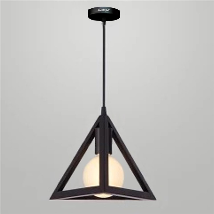 YouOKLight YK2401 Retro-industrial Triangular Pendant Light Chandeliers for Cafe Bar etc.-11