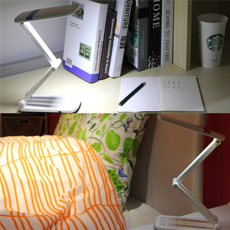 YAGE USB Rechargeable Foldable Touch Sensitive Dimming LED Table Light-4