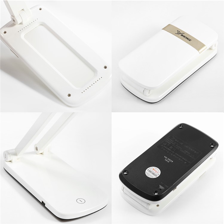 YAGE USB Rechargeable Foldable Touch Sensitive Dimming LED Table Light-6