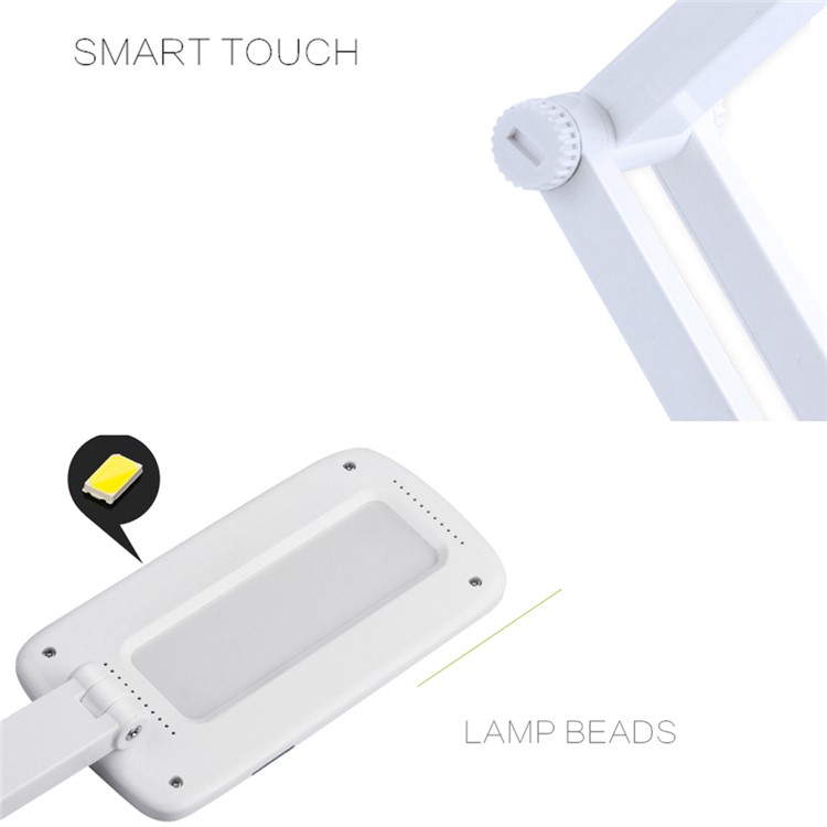 YAGE USB Rechargeable Foldable Touch Sensitive Dimming LED Table Light-7