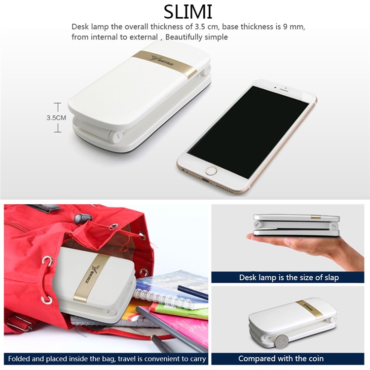 YAGE USB Rechargeable Foldable Touch Sensitive Dimming LED Table Light-8
