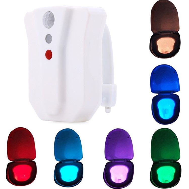 YouOKLight YK2249 Motion Activiated 8 Color Changing IP65 Waterproof LED Toilet Seat Night Light-1
