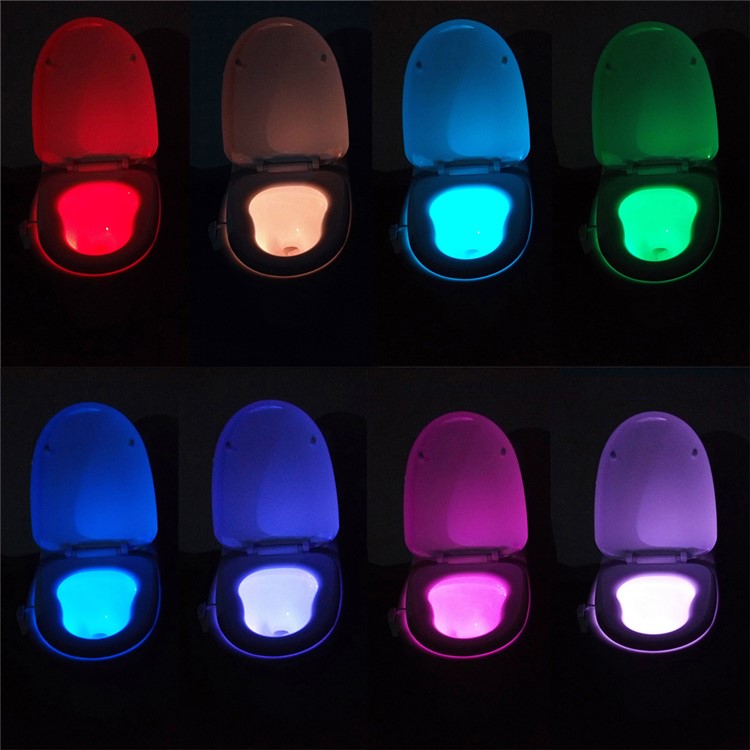 YouOKLight YK2249 Motion Activiated 8 Color Changing IP65 Waterproof LED Toilet Seat Night Light-11