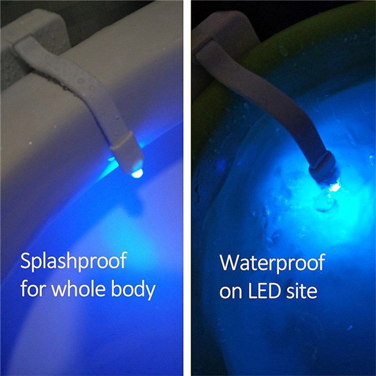 YouOKLight YK2249 Motion Activiated 8 Color Changing IP65 Waterproof LED Toilet Seat Night Light-16