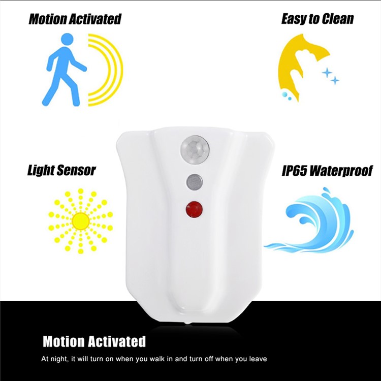 YouOKLight YK2249 Motion Activiated 8 Color Changing IP65 Waterproof LED Toilet Seat Night Light-8