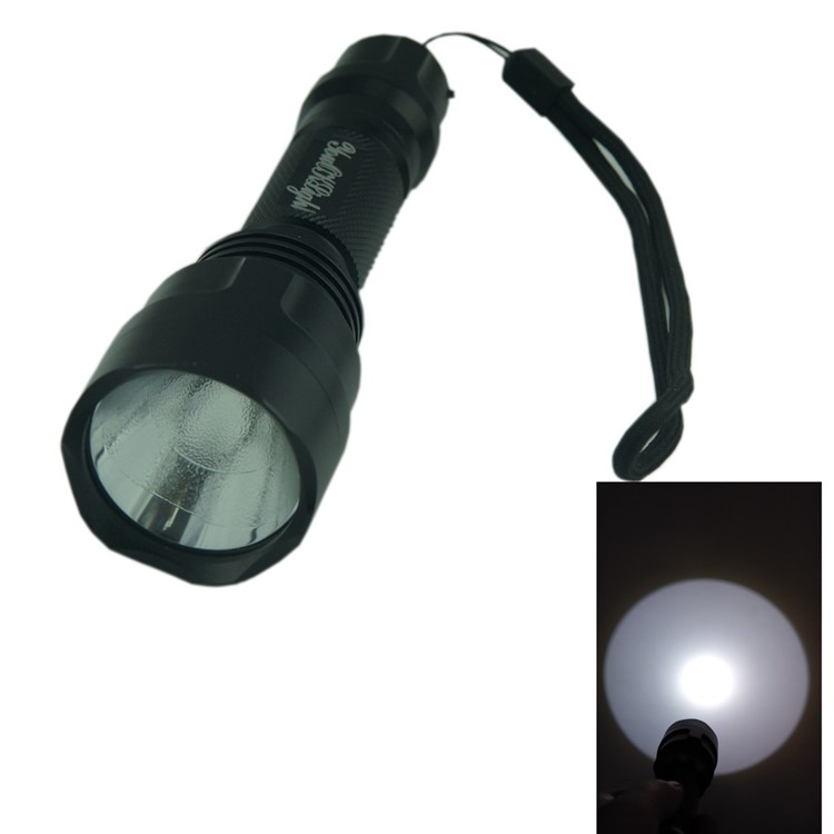 YK6202 Aluminum Alloy Waterproof Cree XP-E R2 Rechargeable LED Flashlight-1