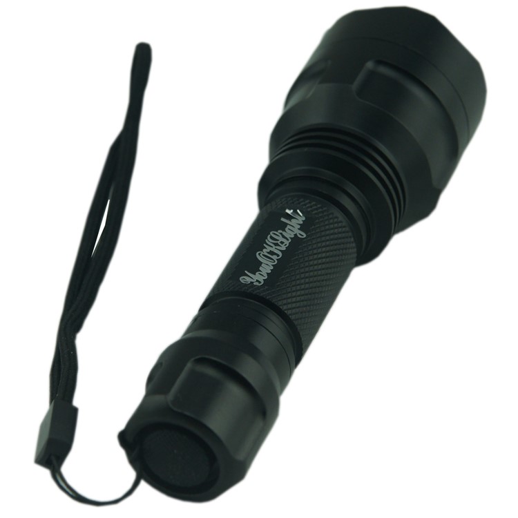 YK6202 Aluminum Alloy Waterproof Cree XP-E R2 Rechargeable LED Flashlight-2