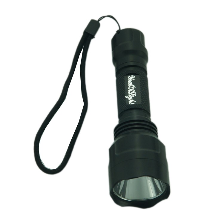 YK6202 Aluminum Alloy Waterproof Cree XP-E R2 Rechargeable LED Flashlight-4