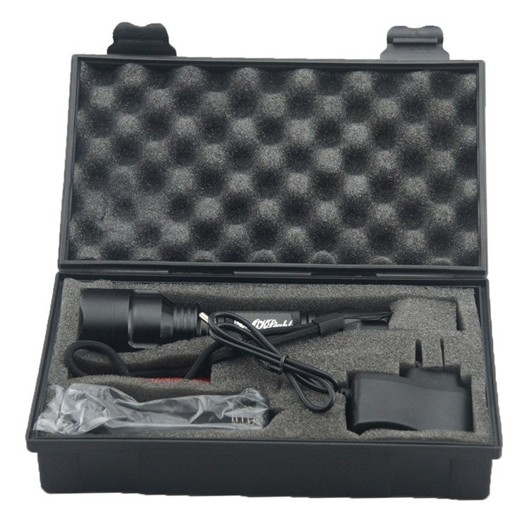 YK6202 Aluminum Alloy Waterproof Cree XP-E R2 Rechargeable LED Flashlight-6
