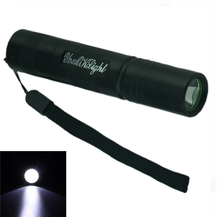 YK6203 Portable Rechargeable LED Flashlights for Camping Hiking Everyday Use - Black-10