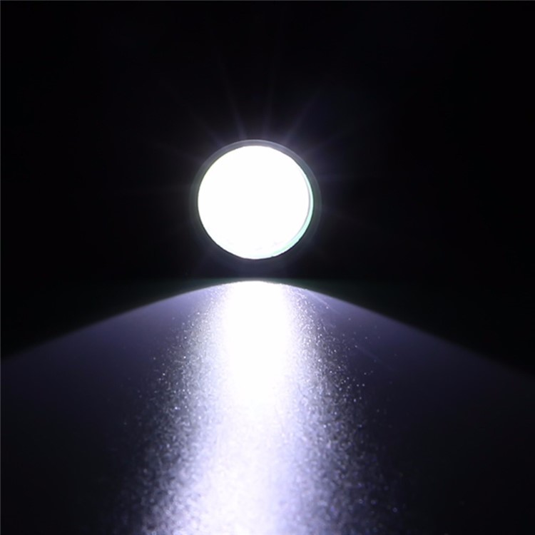 YK6203 Portable Rechargeable LED Flashlights for Camping Hiking Everyday Use - Black-13