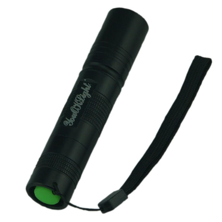 YK6203 Portable Rechargeable LED Flashlights for Camping Hiking Everyday Use - Black-2