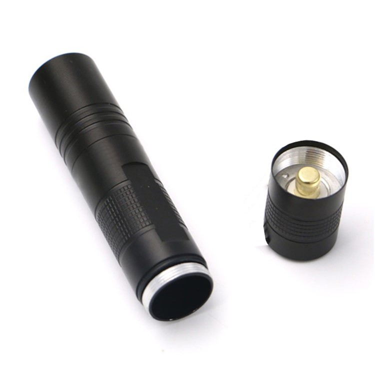 YK6203 Portable Rechargeable LED Flashlights for Camping Hiking Everyday Use - Black-5