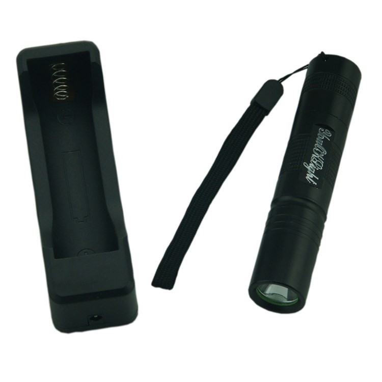 YK6203 Portable Rechargeable LED Flashlights for Camping Hiking Everyday Use - Black-7