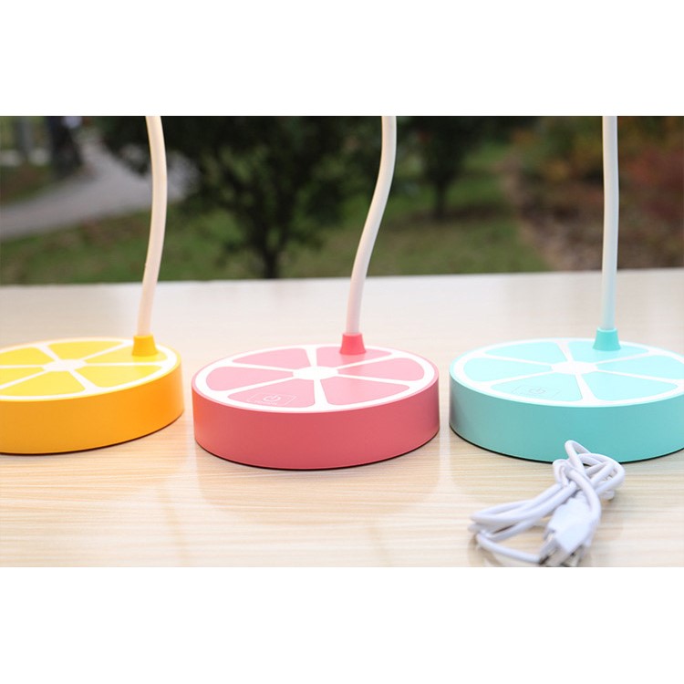 Fruit Cute Lollipop Design Three-mode brightness Eye-Protective Touch Control Desktop LED Lamp - Pink-10