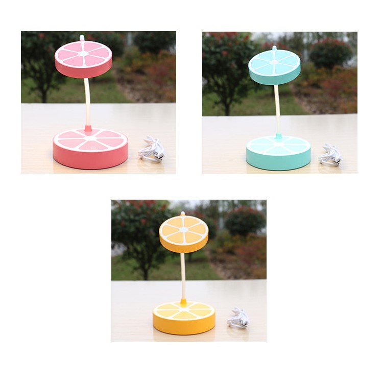 Fruit Cute Lollipop Design Three-mode brightness Eye-Protective Touch Control Desktop LED Lamp - Pink-6