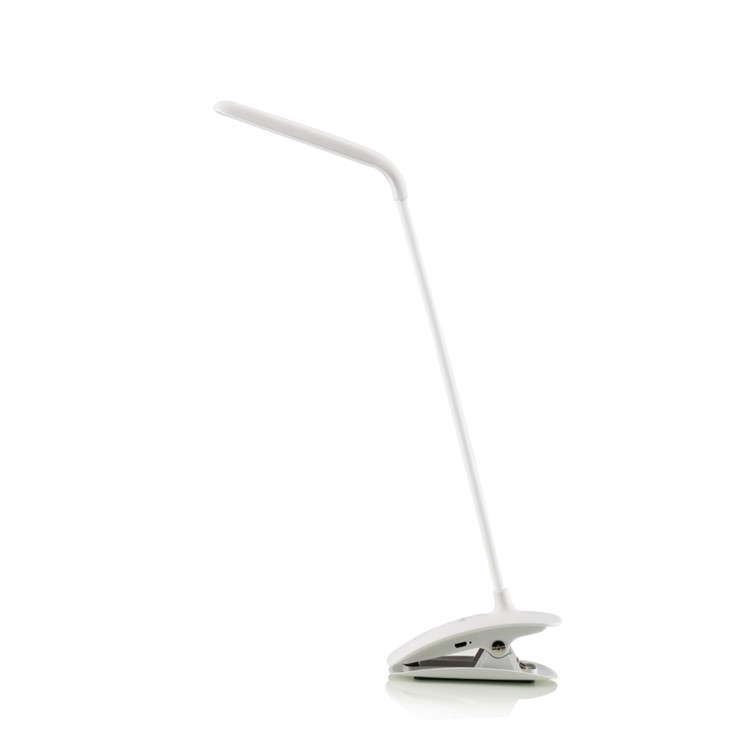 REMAX E195 Portable Eye-protection Clip Fixture 360 Degree Gooseneck LED Lamp Light - White-2