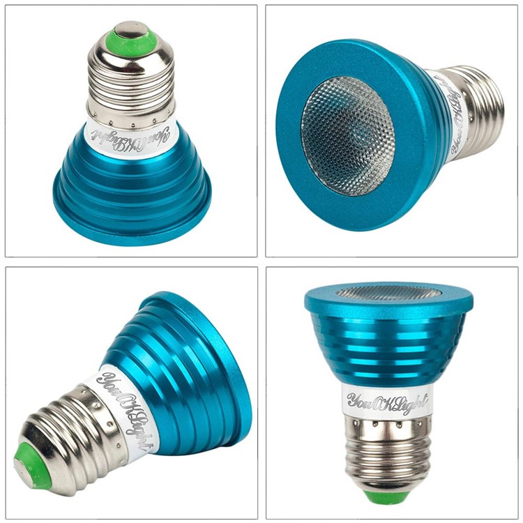 YOUOKLIGHT YK1613 E27 3W RGB Color Changing 4 Light Modes LED Bulb with Remote Control-6