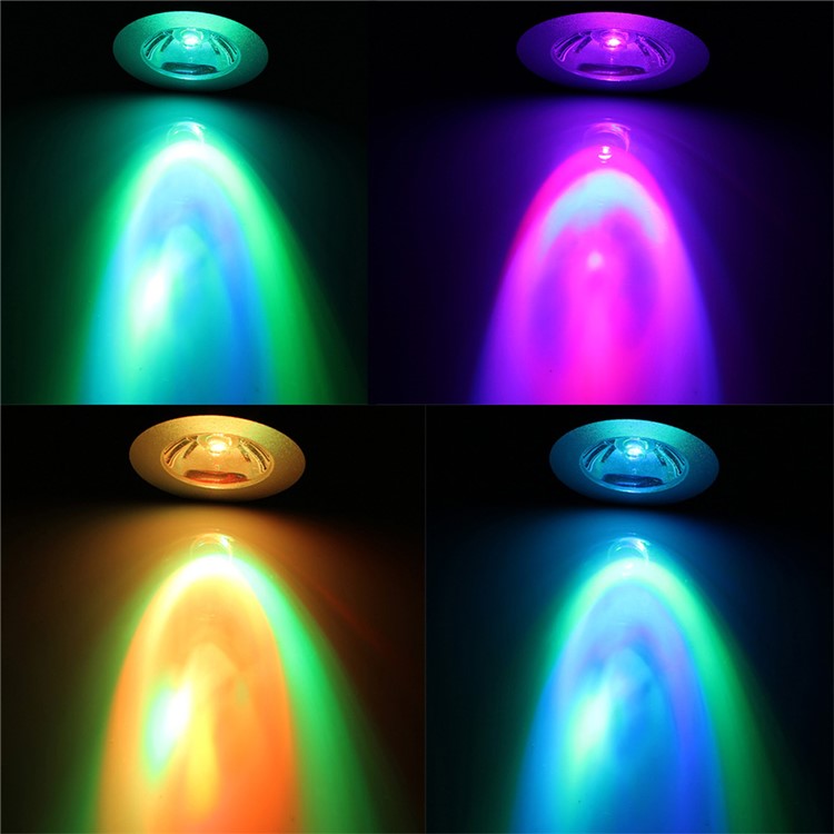 YOUOKLIGHT YK1613 E27 3W RGB Color Changing 4 Light Modes LED Bulb with Remote Control-9