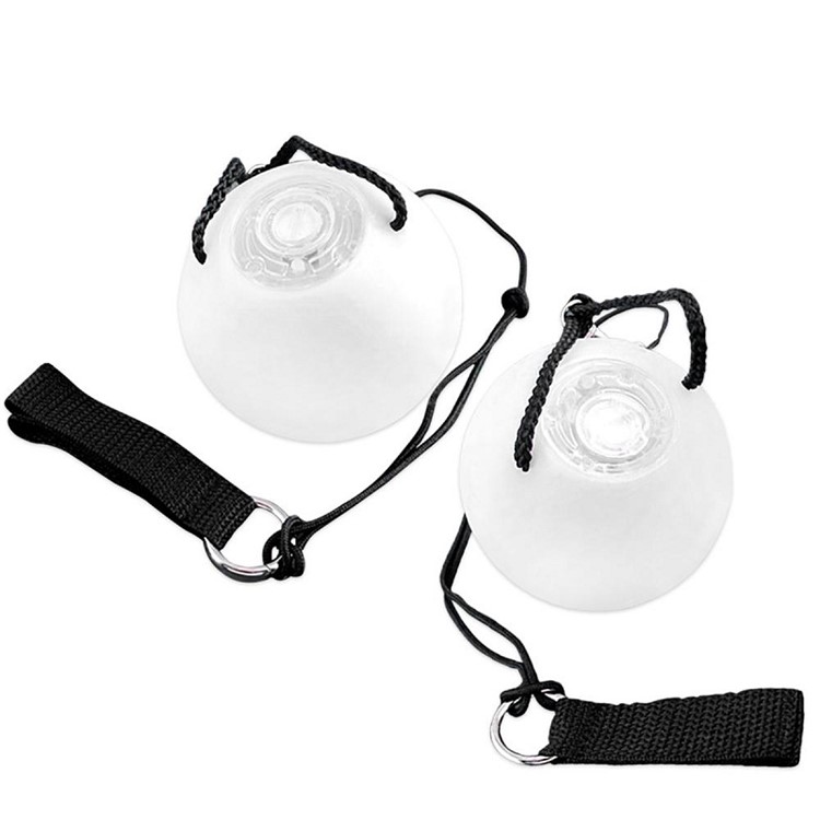 YK0430 2PCS/Set LED POI Thrown Balls for Belly Dance Level Hand Props-1