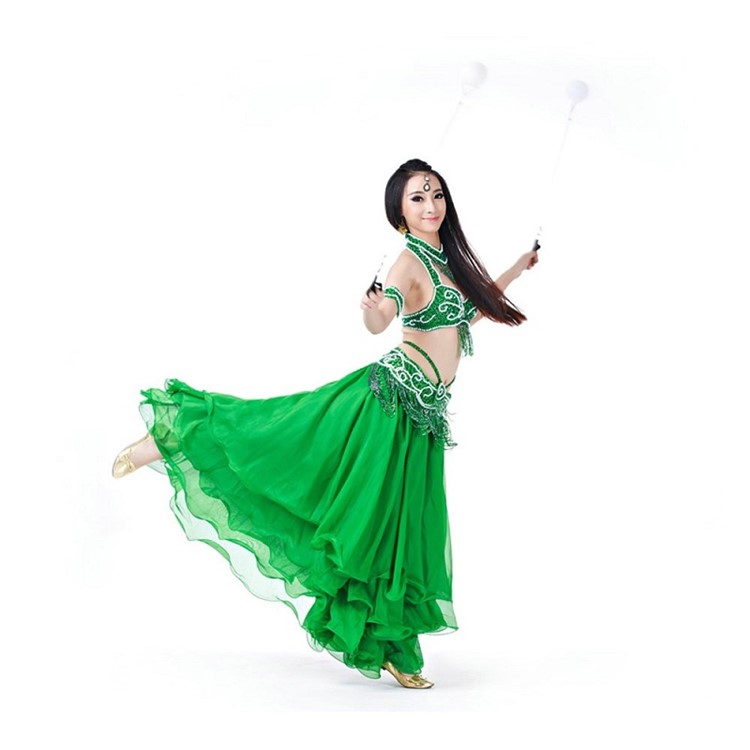 YK0430 2PCS/Set LED POI Thrown Balls for Belly Dance Level Hand Props-12