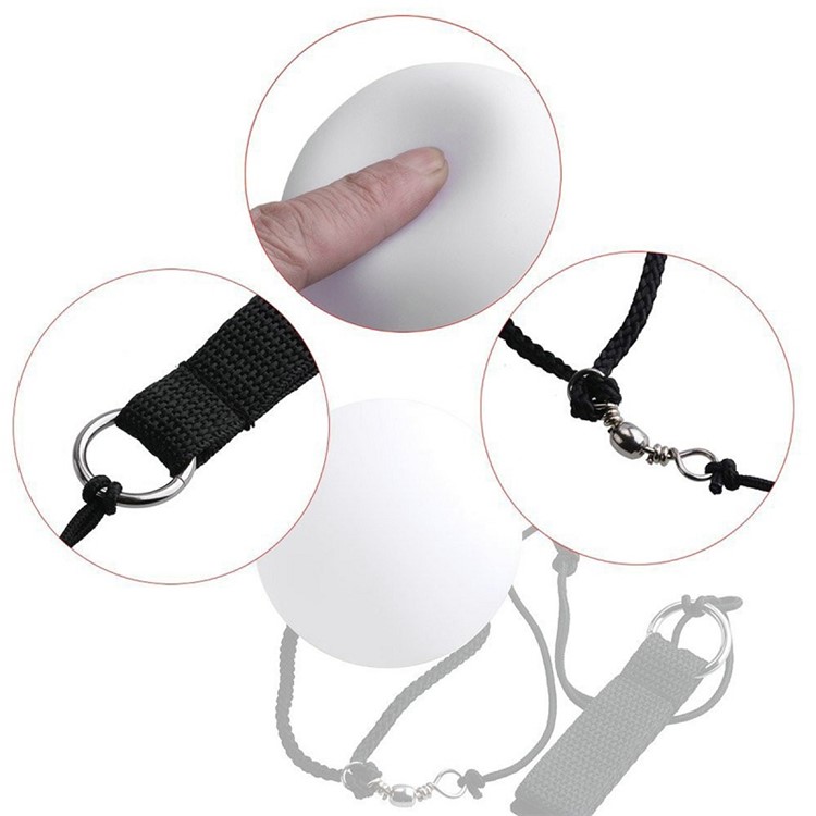 YK0430 2PCS/Set LED POI Thrown Balls for Belly Dance Level Hand Props-3
