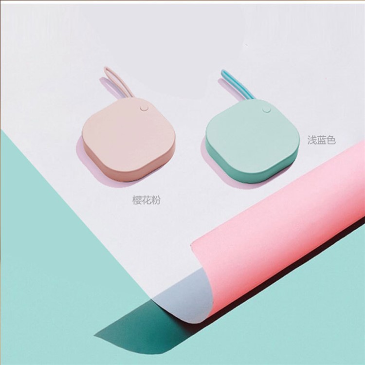 3500mAh External Power Bank Battery Charger with LED Light and Mirror - Pink-3
