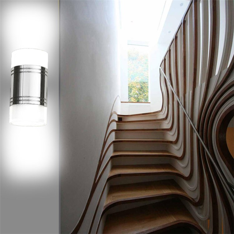 JIAWEN 2x3W COB 2-Head LED Wall Light Waterproof Wall Lamp AC 85-265V - Cool White-8