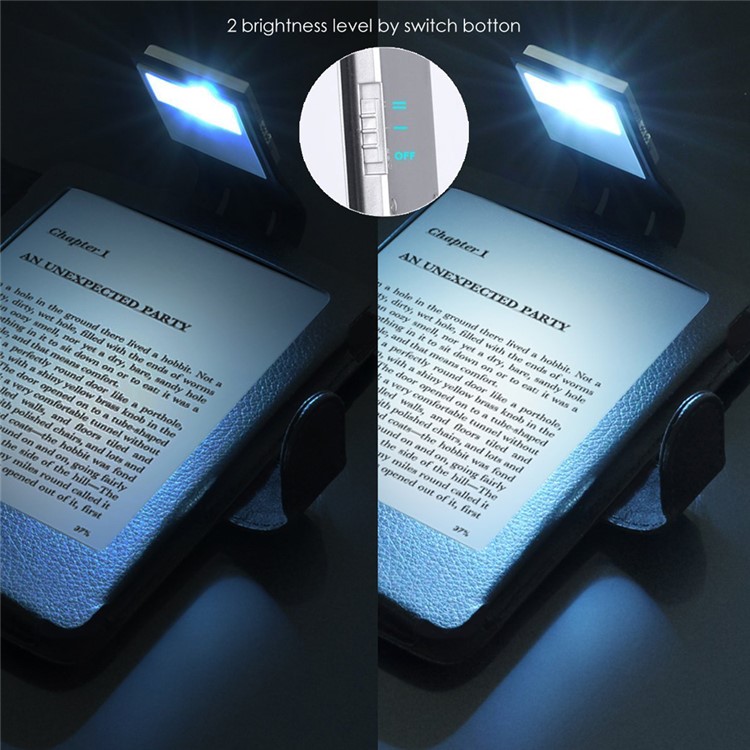 2-Brightness-Level Flexible Kindle Light E-Reader LED Reading Lamp Light USB Rechargeable-10